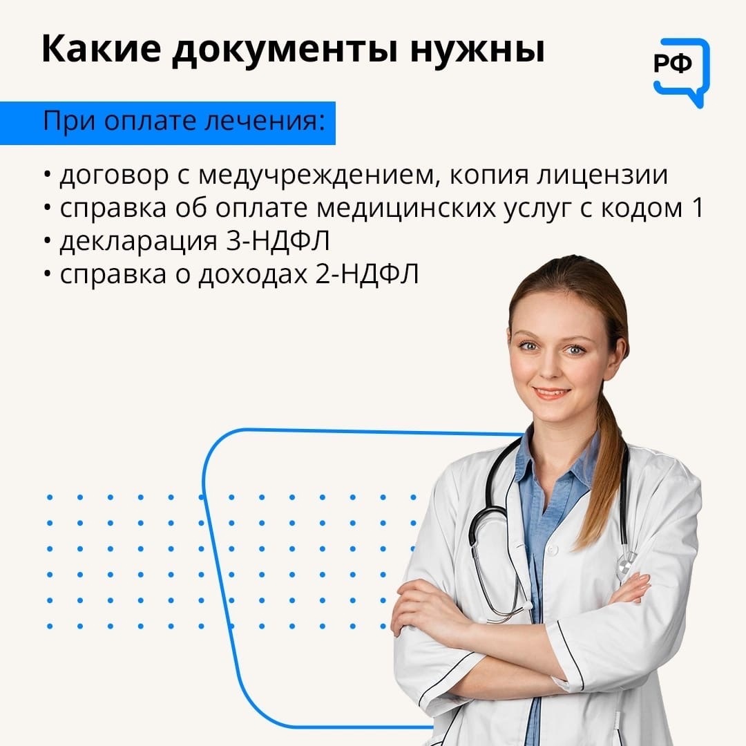 Как получить налоговый вычет за лечение и покупку лекарств? | 12.08.2022 |  Октябрьское - БезФормата