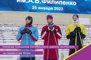 Команда лыжников Октябрьского района выступила на первенстве Югры