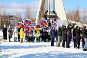 Более 100 жителей Талинки приняли участие в флешмобе «Верен России - верен себе!»