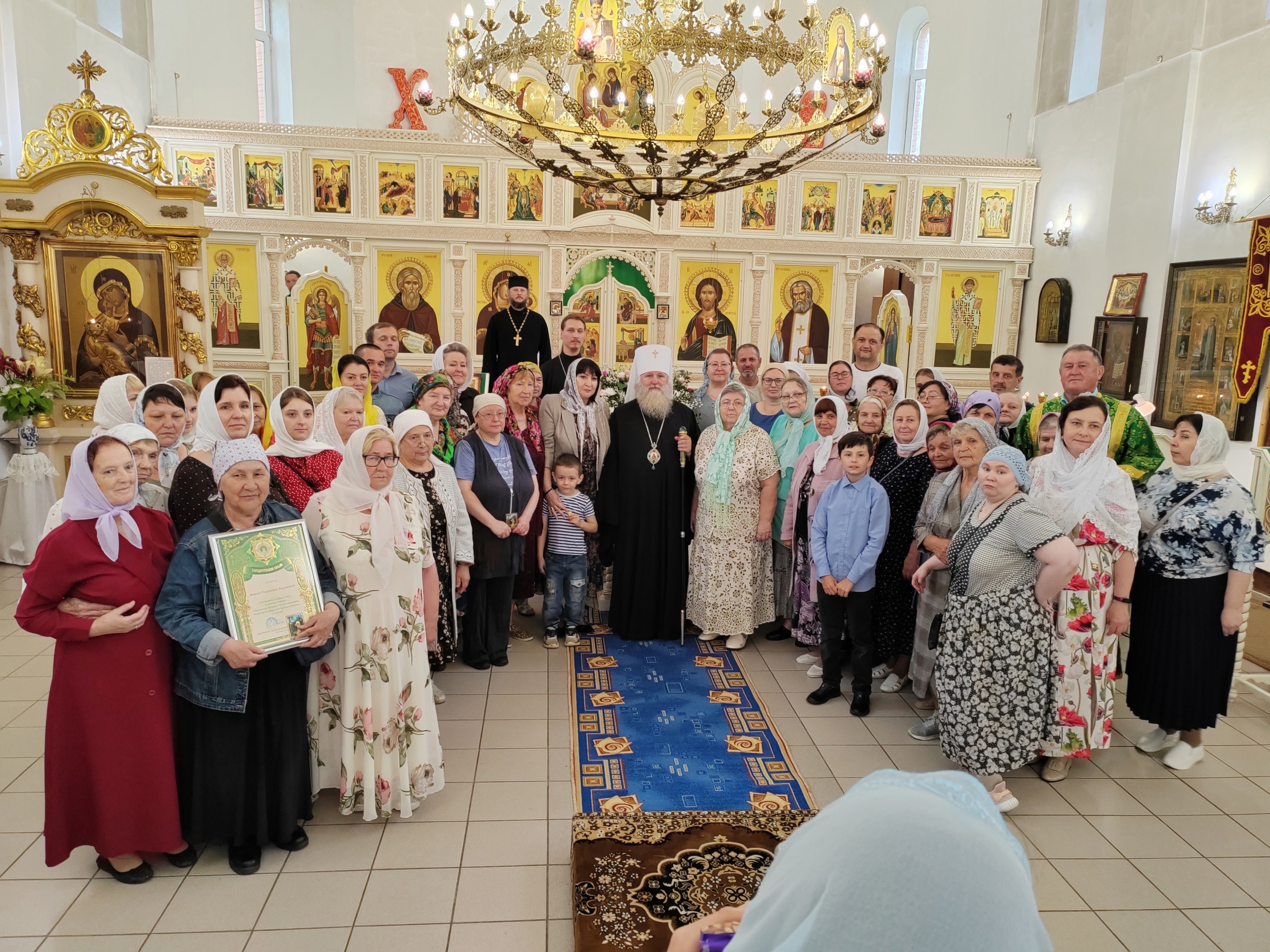 1 августа, в день памяти обретения мощей преподобного Серафима Саровского,  чудотворца, жители Талинки отпраздновали 30-летний юбилей со дня  образования Храма, освященного в его честь