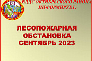 ЕДДС Октябрьского района информирует (сводка на 26.09.2023)