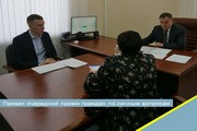 Глава Октябрьского района Сергей Заплатин провел очередной прием граждан по личным вопросам