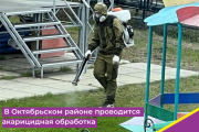 В Октябрьском районе проводится акарицидная обработка