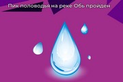 Пик половодья на реке Обь пройден