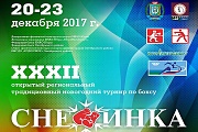 XXXII открытый региональный традиционный новогодний турнир по боксу «Снежинка»