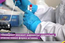 «Омикрон» множит варианты: насколько опасна новая форма штамма