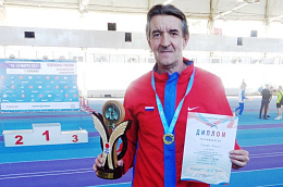 Легкоатлет из Октябрьского района одержал очередную победу на Чемпионате России