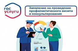 Подать заявление на проведение профилактического визита и консультирование теперь можно на Госуслугах