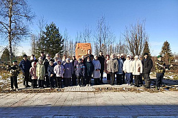 В Кормужиханке открыт памятный обелиск в честь ветеранов Великой Отечественной войны