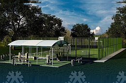 Многофункциональный спортивный комплекс обустроят в селе Каменное