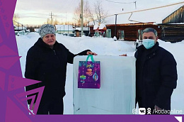 В канун старого Нового года исполнилась мечта жительницы поселка Сергино