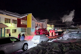 Возгорание в многоквартирном жилом доме в районном центре едва не лишило крова 24 семьи