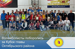 Волейболисты поборолись за Кубок главы Октябрьского района