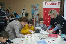 Сергей Заплатин встретился с юными земляками на Рождественском приеме главы Октябрьского района