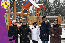 На радость детям – в Комсомольском введен в эксплуатацию Парк отдыха