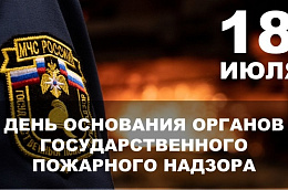 Поздравление главы Октябрьского района Сергея Заплатина с Днем органов государственного пожарного надзора