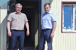 Глава Октябрьского района Сергей Заплатин посетил Сергино