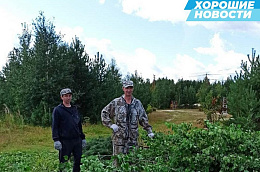 В поселке Комсомольский продолжаются работы по реализации инициативного проекта по благоустройству многофункционального Парка отдыха