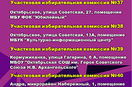 В Октябрьском районе завершены основные мероприятия по подготовке к выборам Президента Российской Федерации