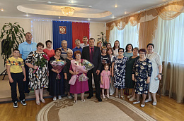 55 лет в любви и согласии: супруги Трифоновы из Октябрьского отметили юбилей совместной жизни