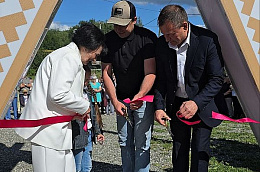 Шеркальцы открыли новую зону отдыха — лучшего подарка к юбилею села не придумать!
