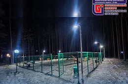 В Талинке завершается обустройство площадки для выгула и дрессировки собак