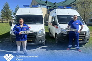 Автопарк Октябрьской районной больницы пополнился двумя новыми автомобилями скорой помощи