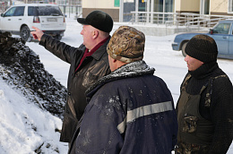 В поселке Октябрьское завершился первый этап строительства тепло-водосетей