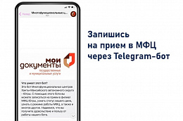 В Югре заработал Telegram-бот МФЦ