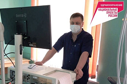 В кабинет функциональной диагностики Октябрьской районной больницы ХМАО-Югры поступил новый современный аппарат - велоэргометр «CARDIOVIT CS-200»