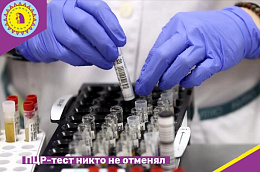 ПЦР-тест никто не отменял