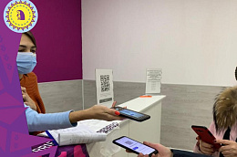 В Октябрьском районе продолжает действовать режим QR-кодов