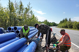 Жителям Югры — качественная вода. В Талинке меняют сети водоснабжения
