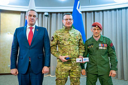 Военнослужащий из Сербии вступил в региональную Ассоциацию ветеранов СВО