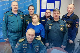 Поздравление главы Октябрьского района Сергея Заплатина с Днем образования ГИМС МЧС России