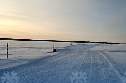 100% готовность: в Октябрьском районе введены в эксплуатацию все автозимники и ледовые переправы