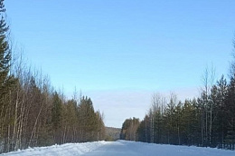 В Октябрьском районе введен в эксплуатацию автозимник «п. Большие Леуши — п. Карымкары»