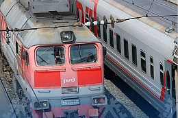 Поздравление главы Октябрьского района Сергея Заплатина с Днем железнодорожника