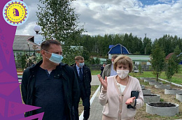 В Унъюгане прошла общественная приемка работ по благоустройству общественной территории «Парк выпускников»