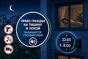Право граждан на тишину и покой защищается государством