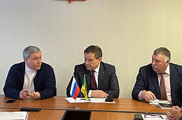 Глава Октябрьского района Сергей Заплатин с рабочим визитом посетил Сергино