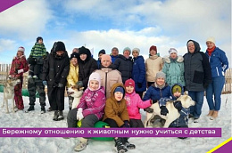 Бережному отношению к животным нужно учиться с детства