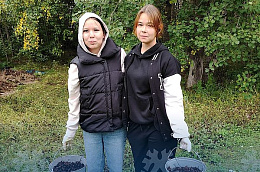 Благодаря конкурсу ШКИБ в Нижних Нарыкарах обустраивают школьный экодворик