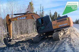 Благодаря нацпроекту «Инфраструктура для жизни» продолжается ремонт участка дороги Нягань – Приобье