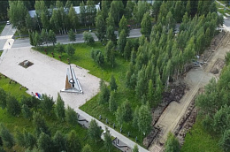 В Талинке по инициативе жителей обустраивают сквер Защитникам Отечества