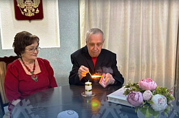 Сразу три супружеские пары Октябрьского района отпраздновали золотые юбилеи совместной жизни