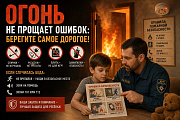 Огонь не прощает ошибок: берегите самое дорогое!
