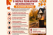 Сухая трава и открытый огонь: жителям Октябрьского района напоминают о правилах безопасности осенью